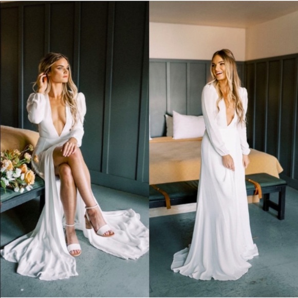 Reformation Milan Dress in Ivory Size XS NWT - Picture 3 of 15